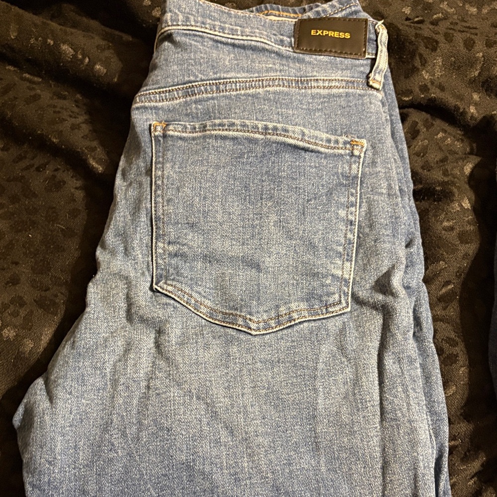 Express Women's Light Blue Denim Jeans